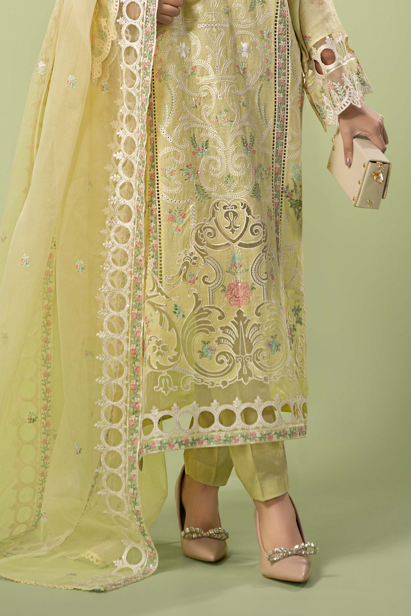 3 Piece Embroidered Lawn Suit