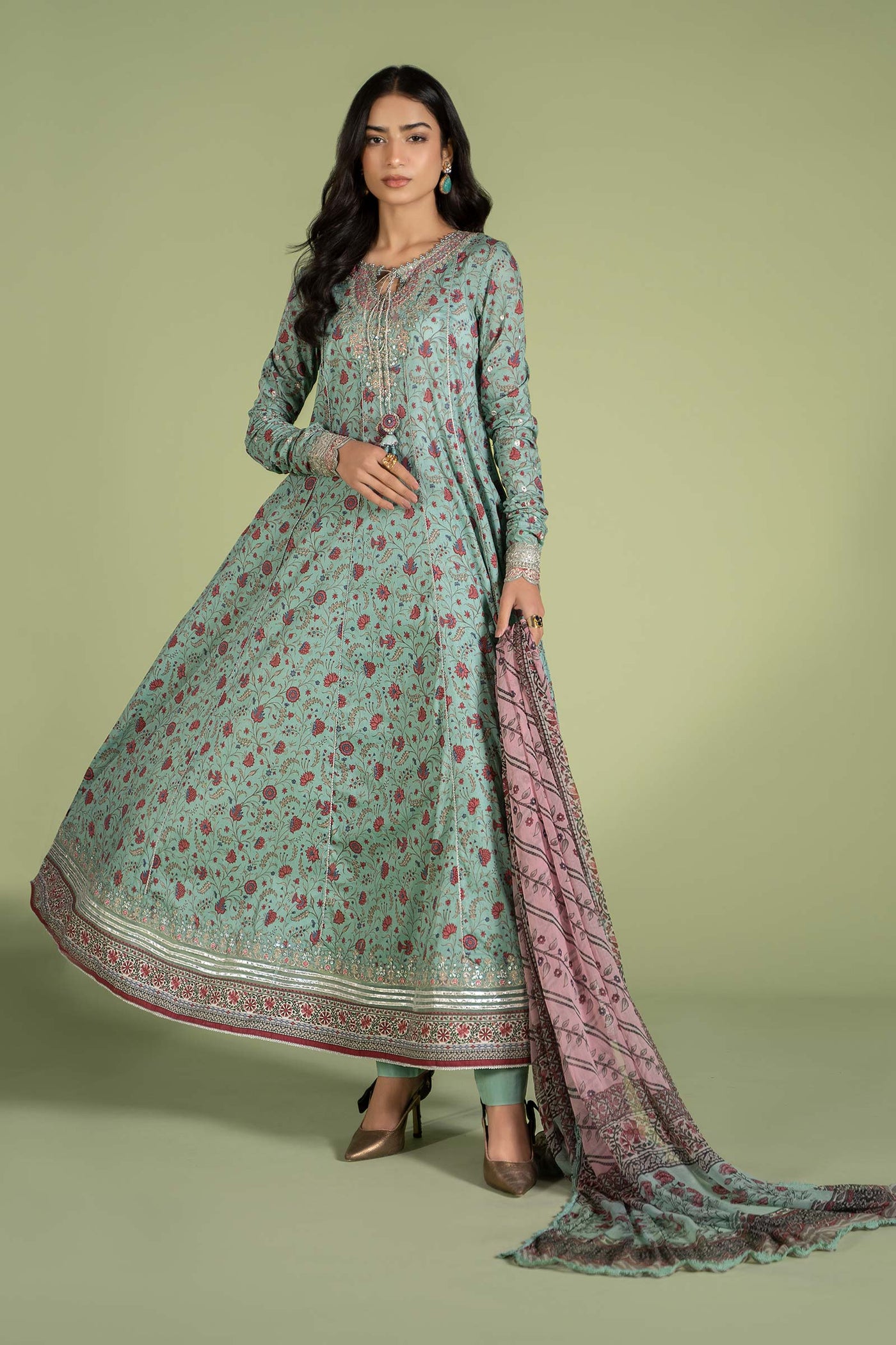 3 Piece Embroidered Lawn Suit