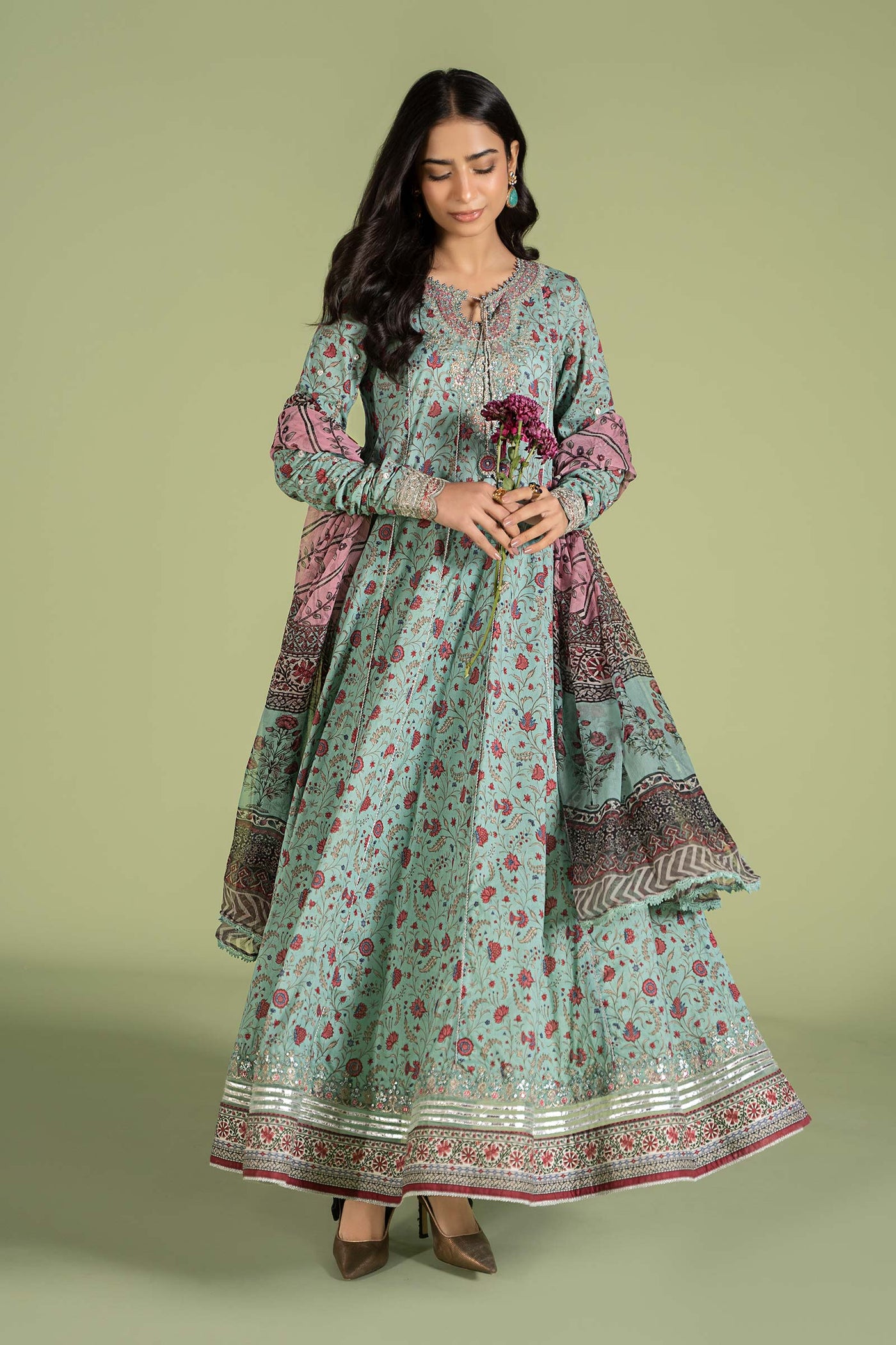 3 Piece Embroidered Lawn Suit