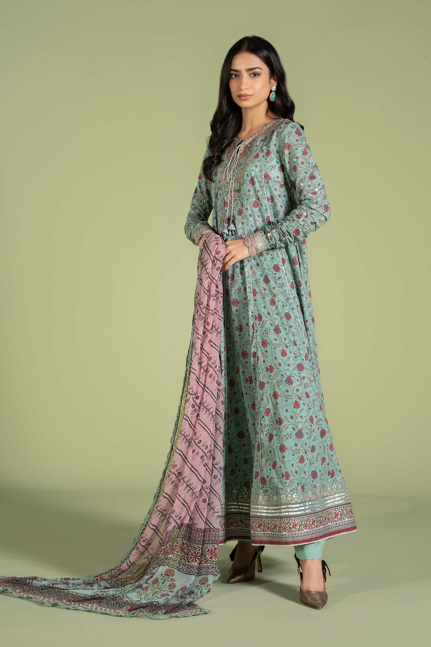 3 Piece Embroidered Lawn Suit