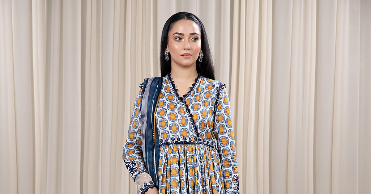 3 Piece Printed Lawn Suit