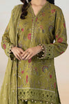 3 Piece Embroidered Self Jacquard Suit
