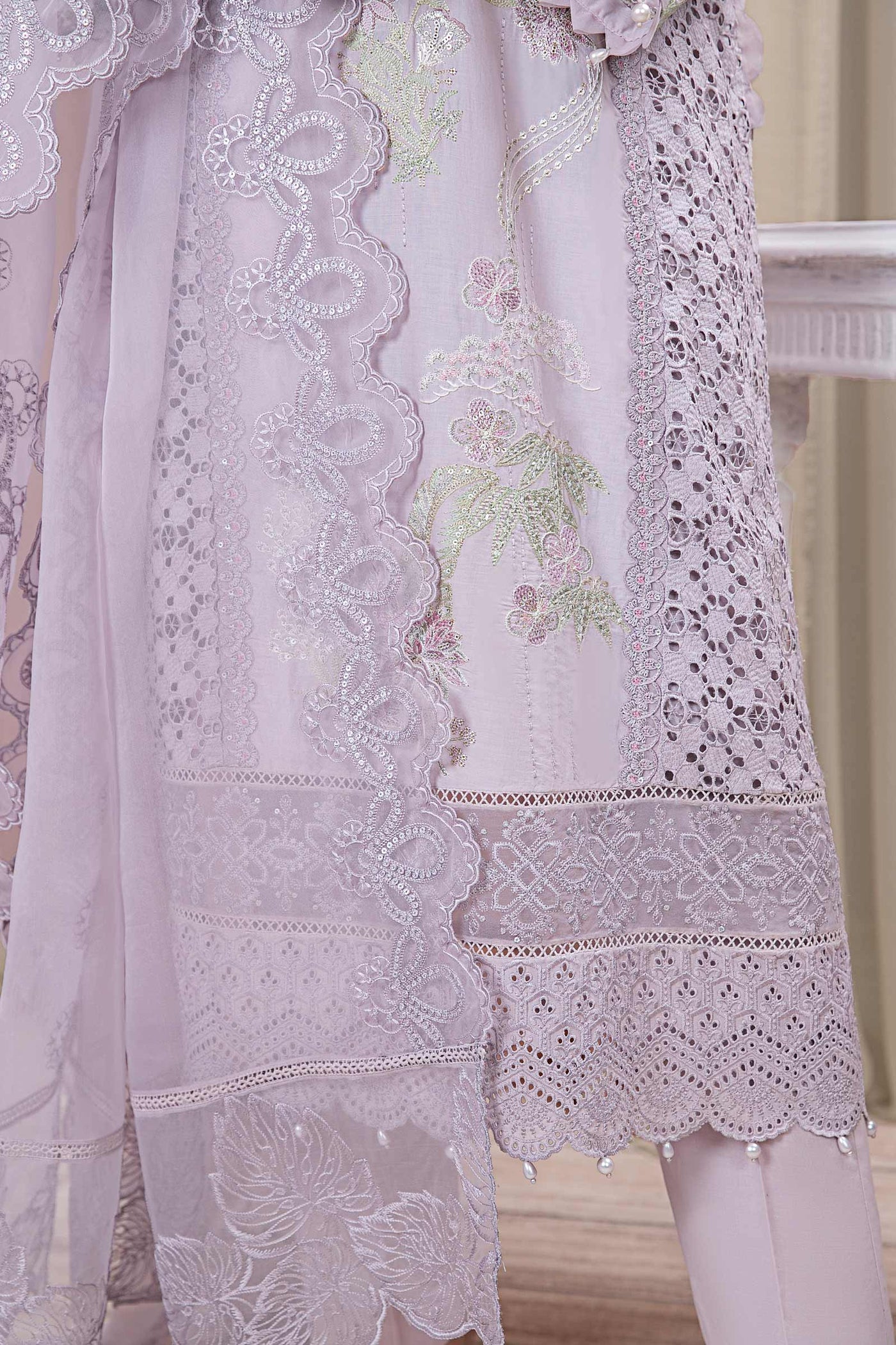 3 Piece Embroidered Lawn Suit