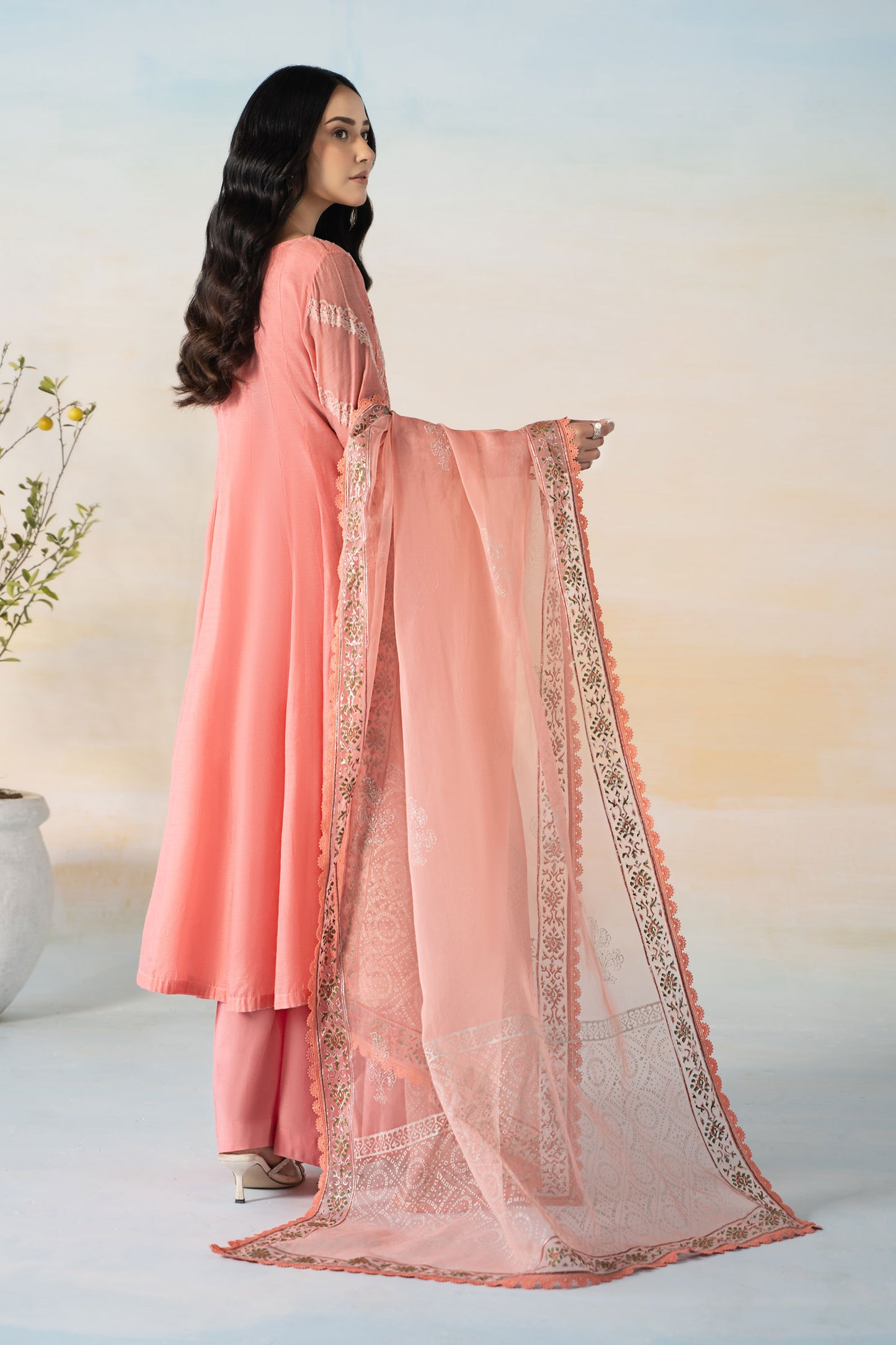 3 Piece Embroidered Lawn Suit