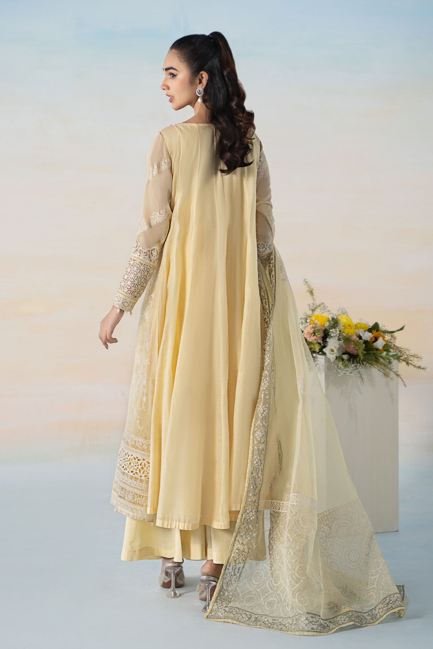 3 Piece Embroidered Lawn Suit | DW-EF24-06