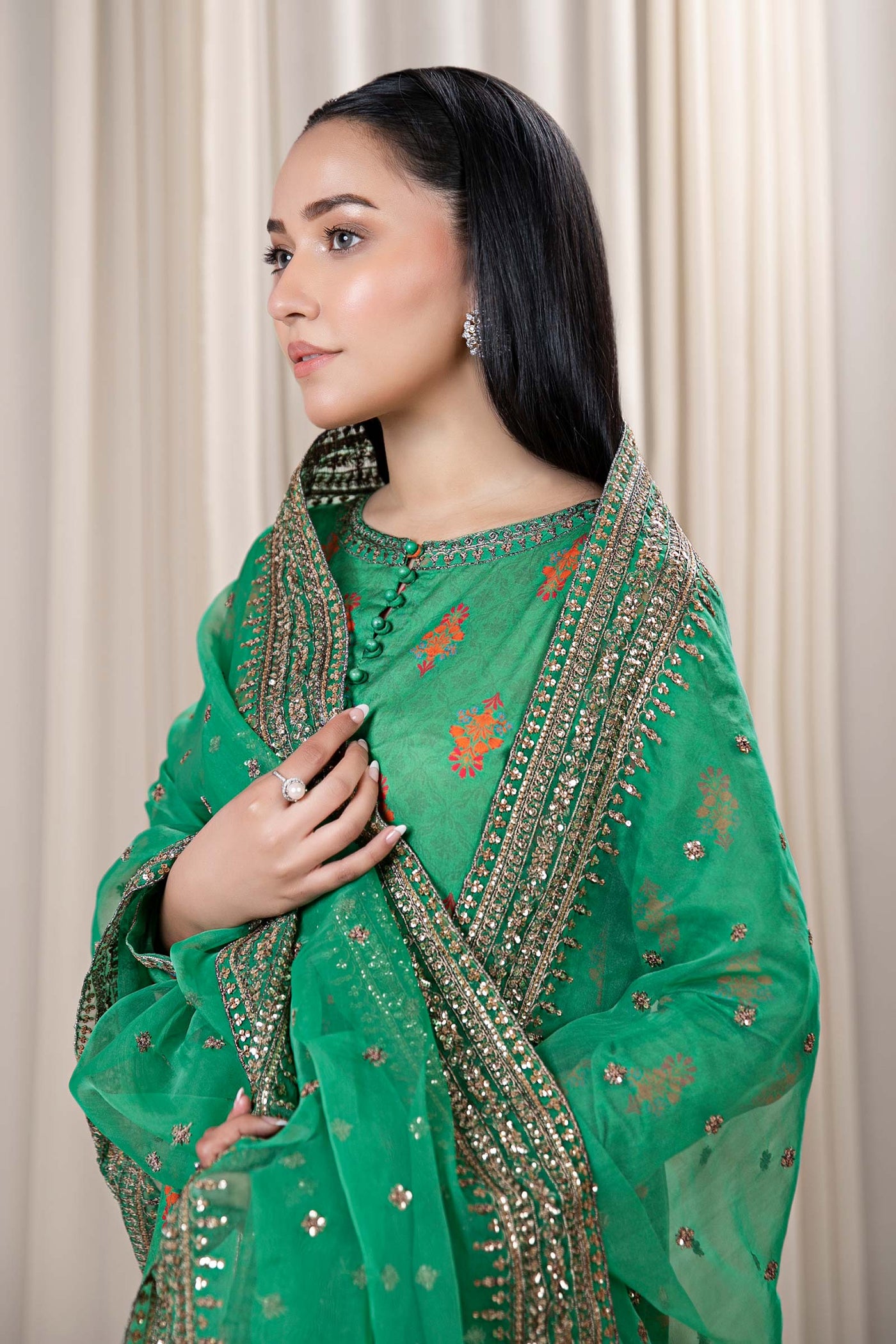 3 Piece Embroidered Lawn Suit