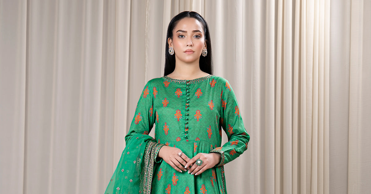 3 Piece Embroidered Lawn Suit