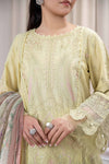 3 Piece Dyed Self Jacquard Suit