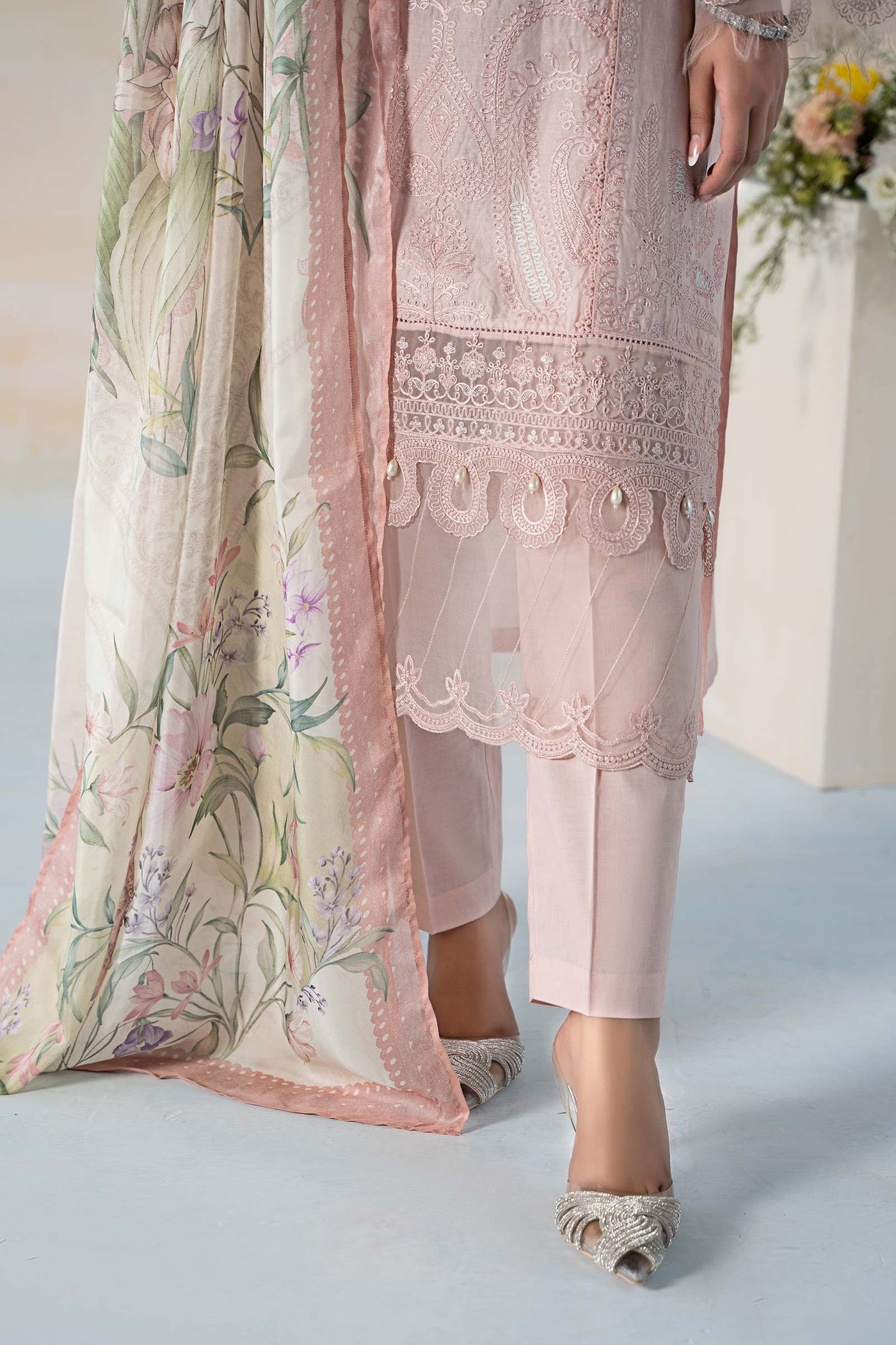 3 Piece Dyed Self Jacquard Suit