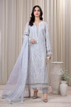 3 Piece Embroidered Self Jacquard Suit