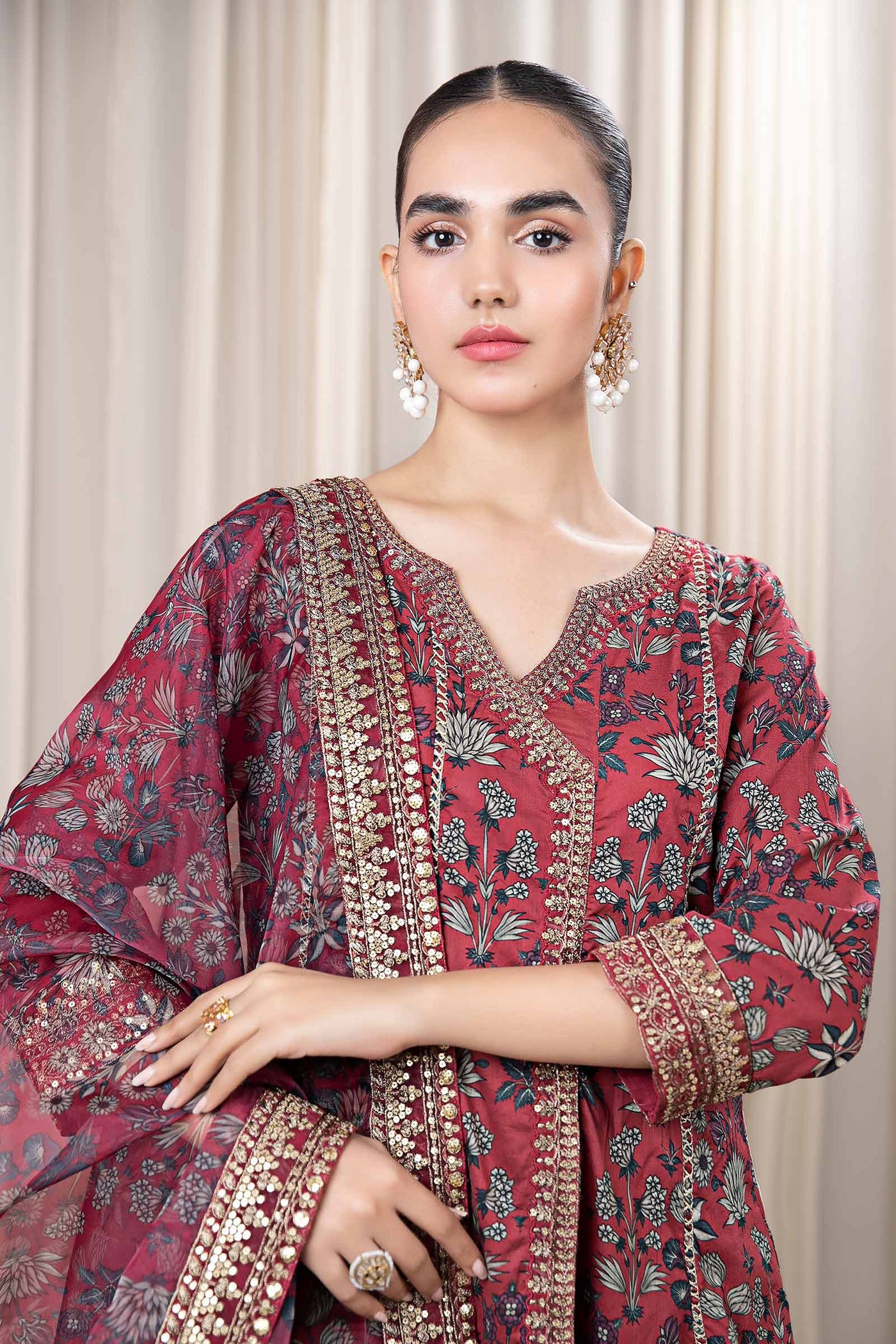3 Piece Printed Lawn Suit
