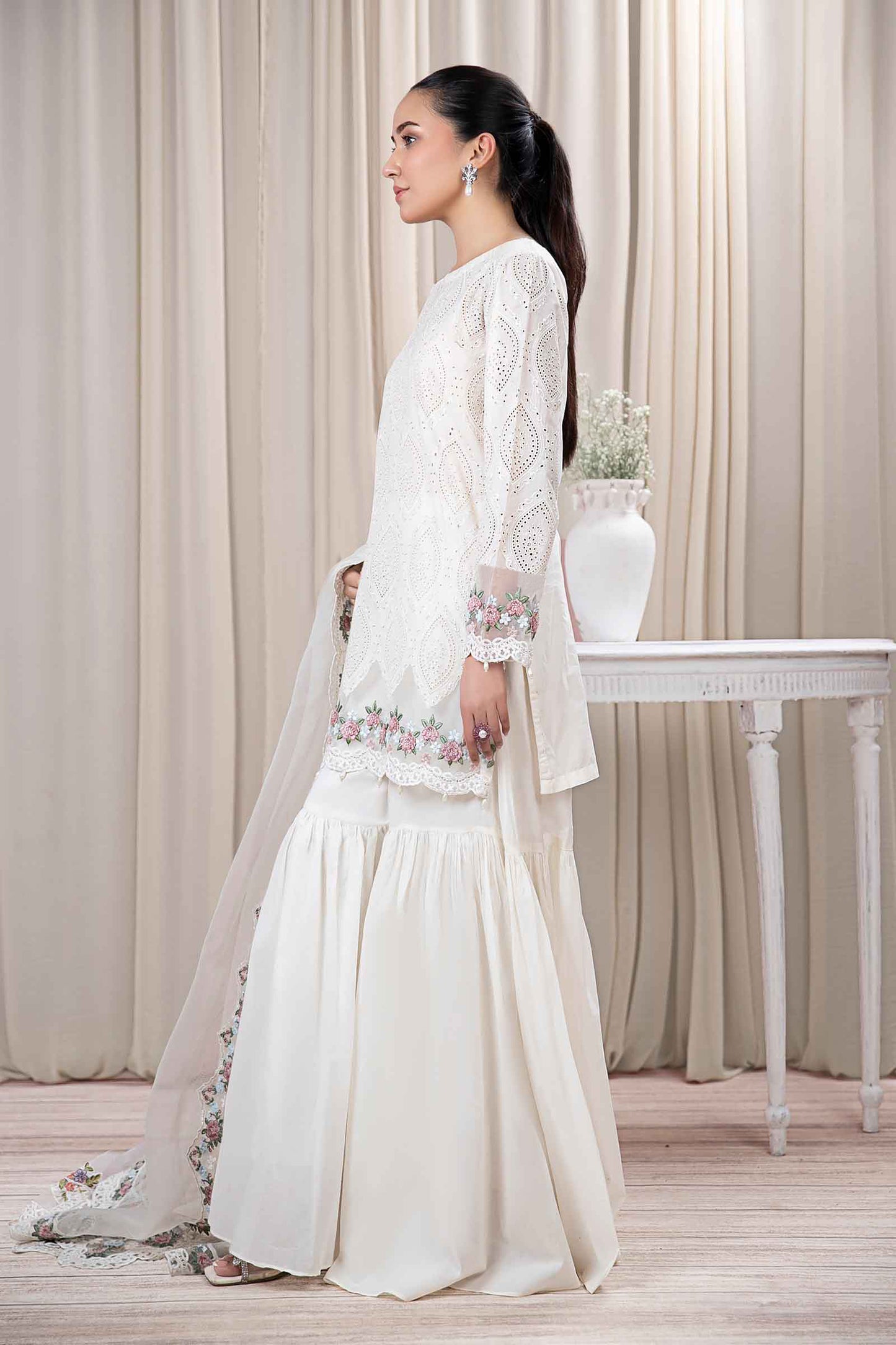 3 Piece Dyed Lawn Suit