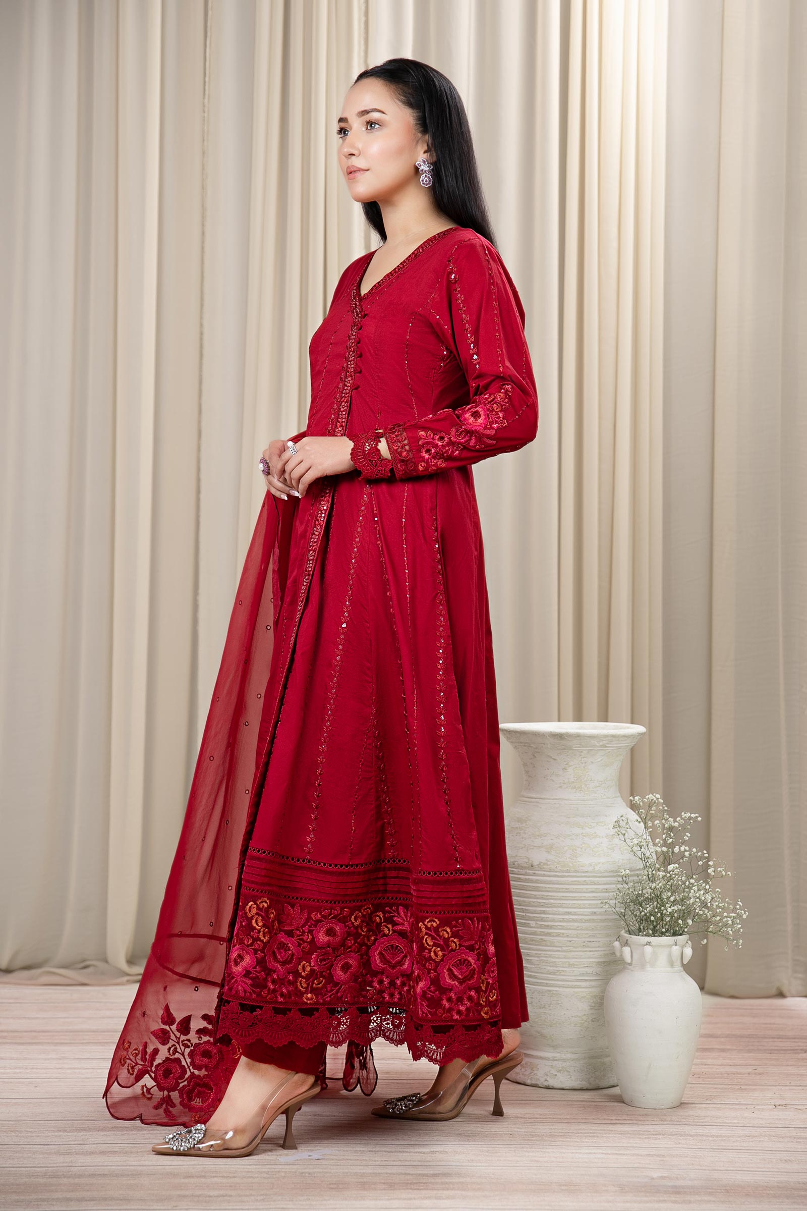 3 Piece Embroidered Lawn Suit