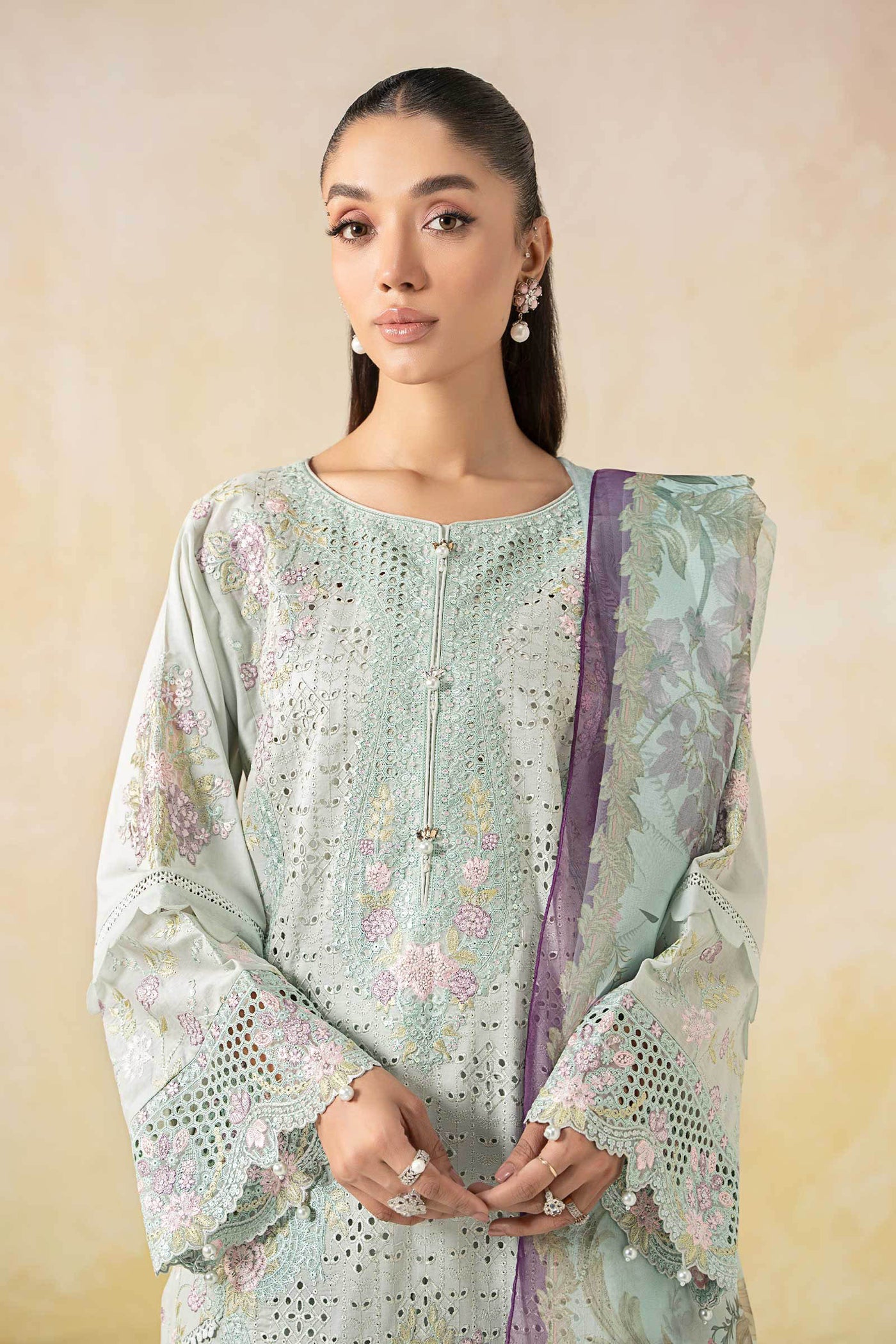 3 Piece Embroidered Lawn Suit