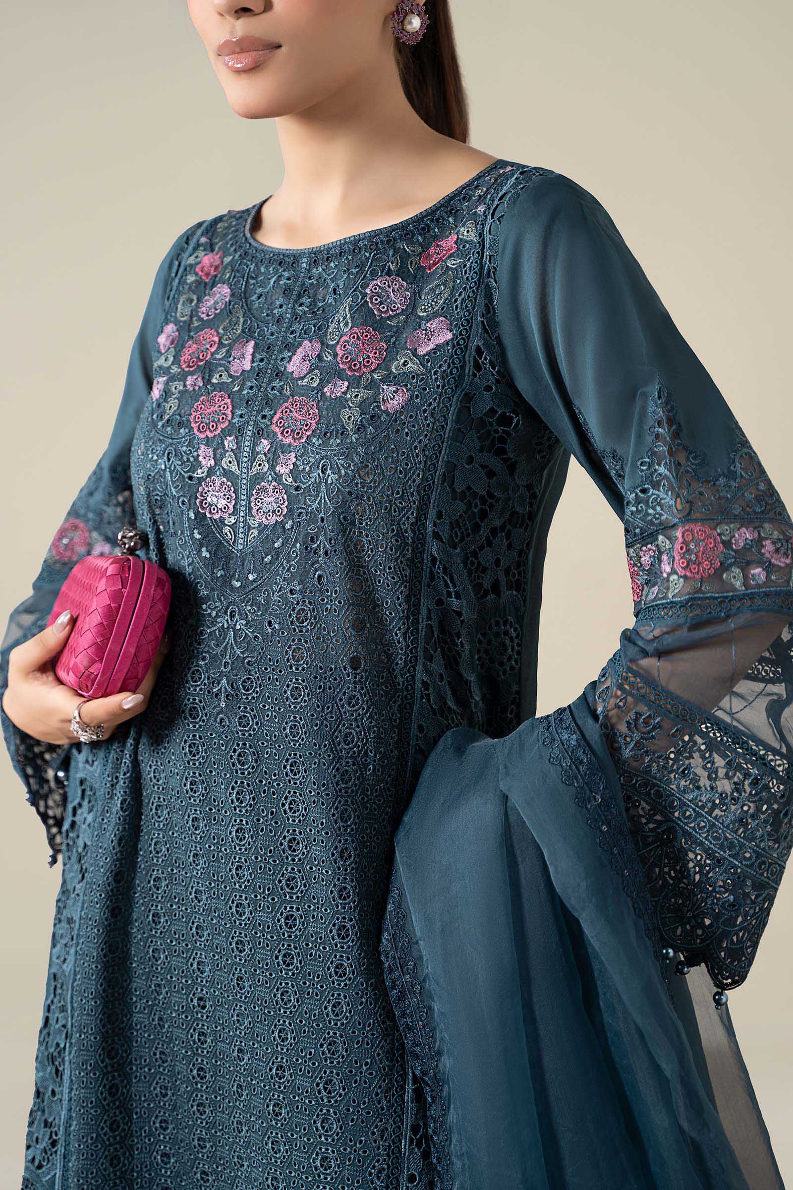 3 Piece Embroidered Lawn Suit