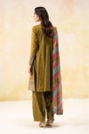 3 Piece Embroidered Self Jacquard Lawn Suit