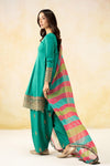 3 Piece Embroidered Self Jacquard Lawn Suit