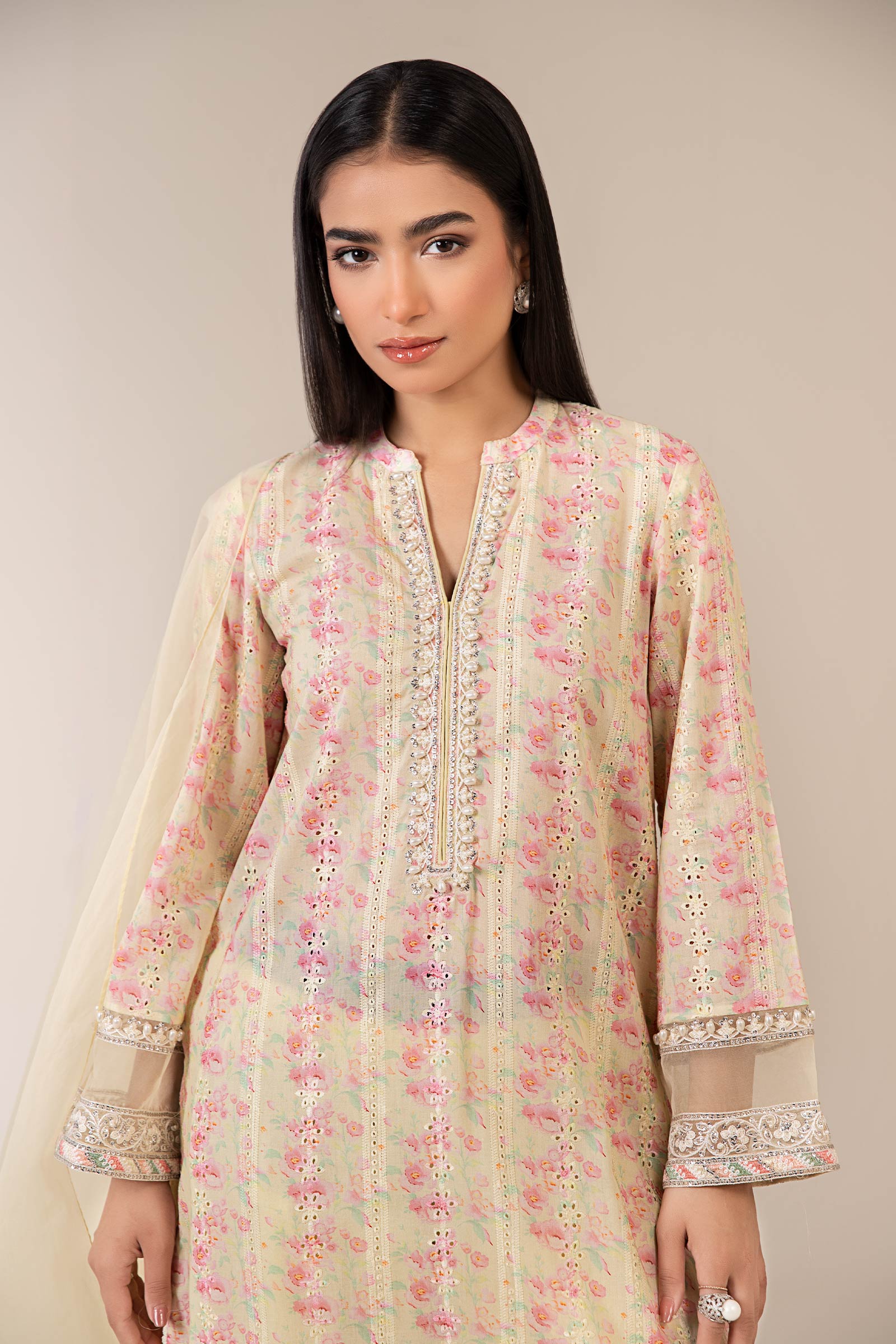 3 Piece Embroidered Lawn Suit