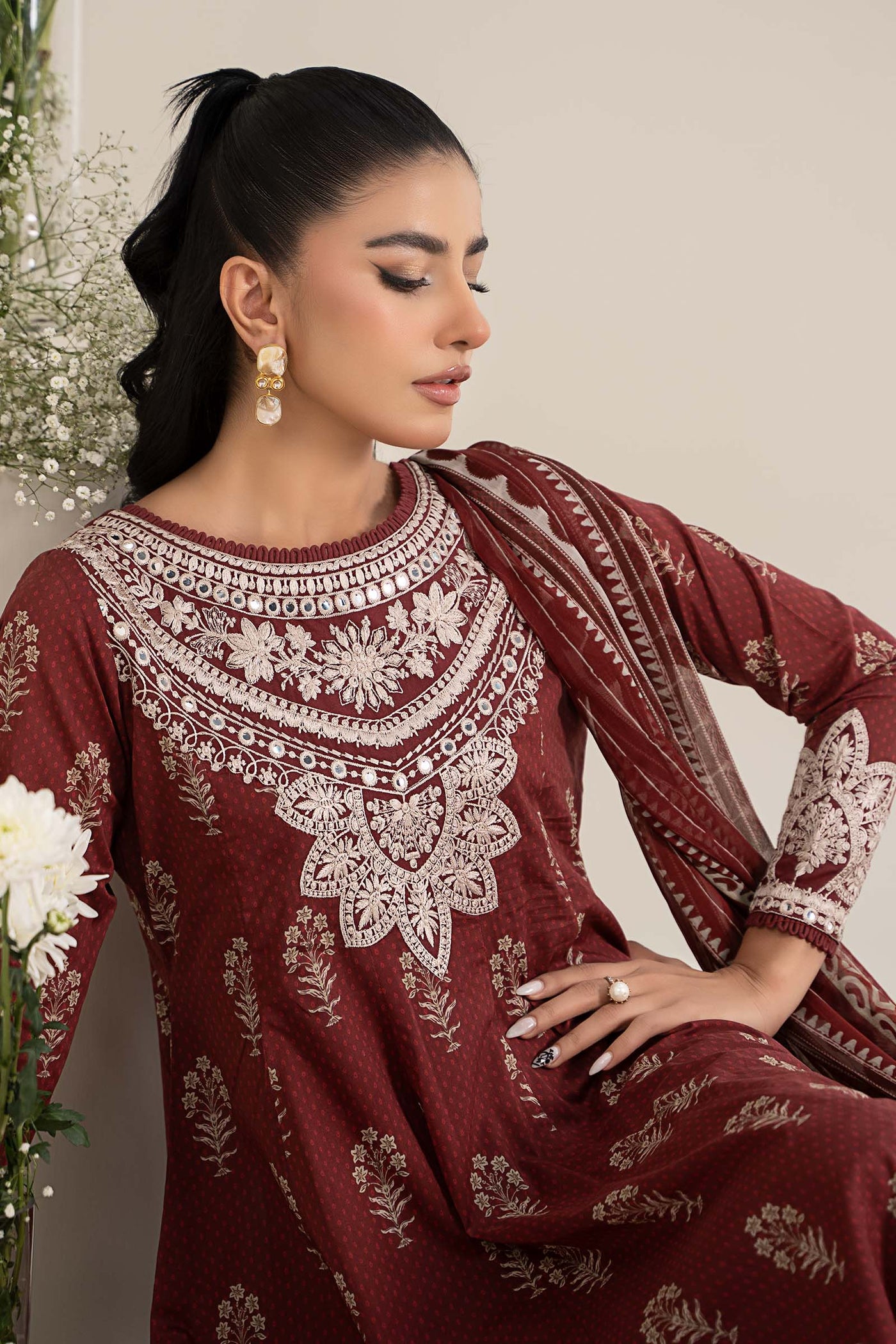 3 Piece Printed Lawn Suit