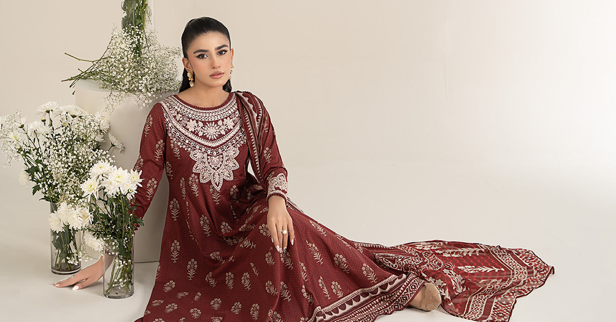 3 Piece Printed Lawn Suit