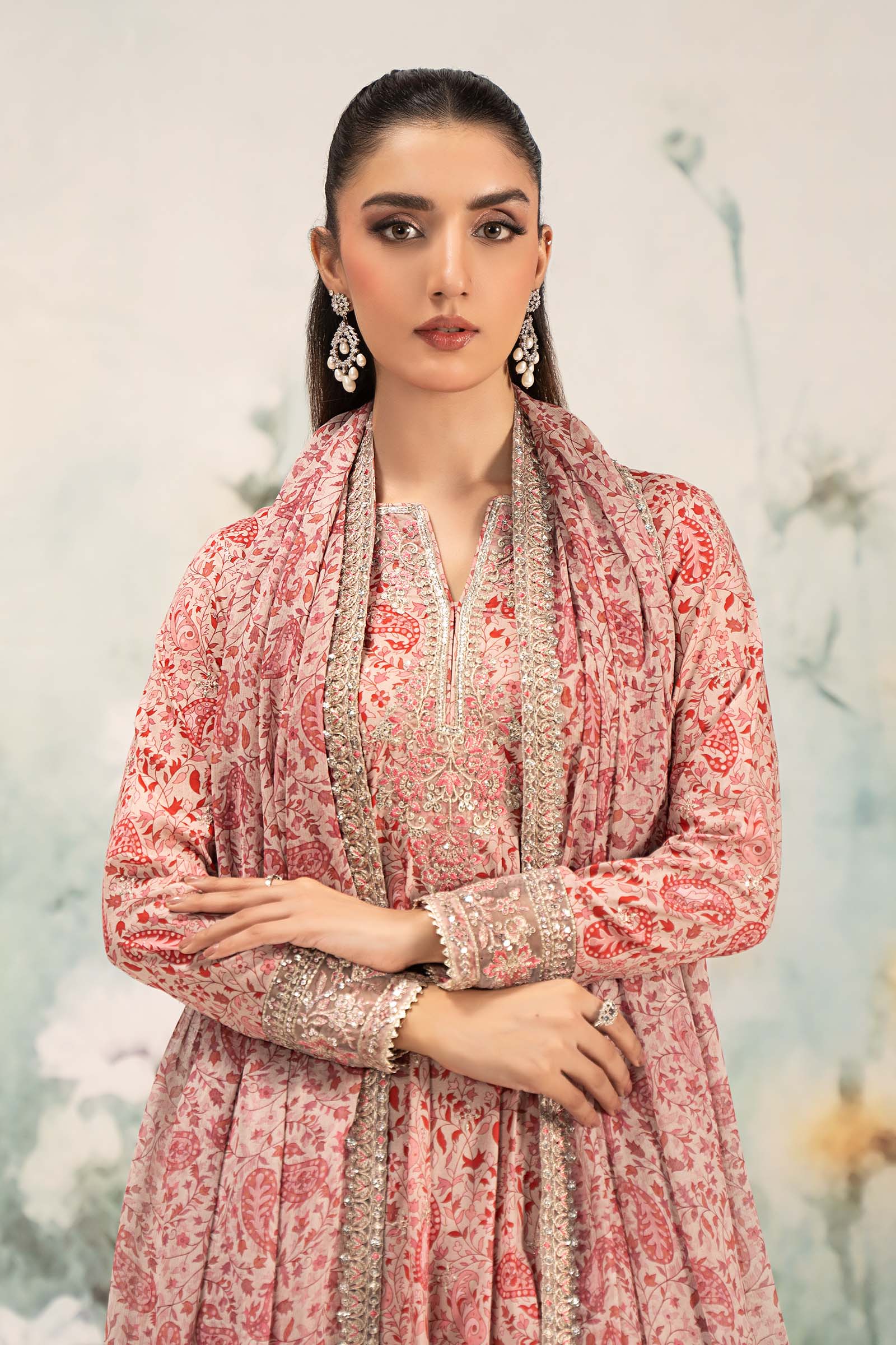 3 Piece Embroidered Lawn Suit