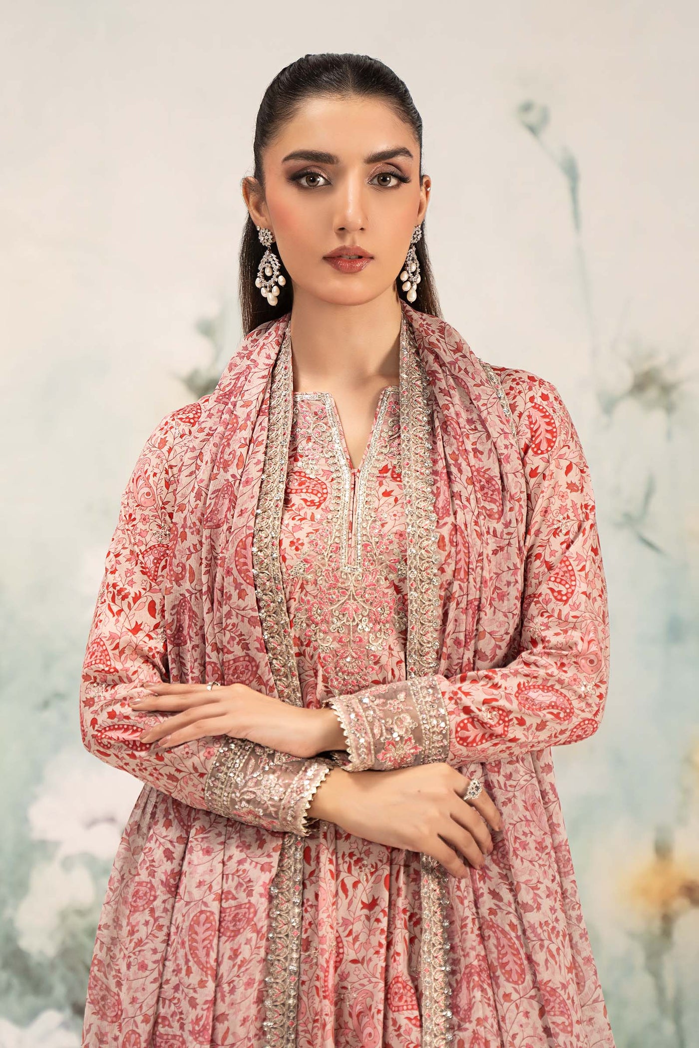 3 Piece Embroidered Lawn Suit