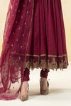 3 Piece Embroidered Self Jacquard Lawn Suit