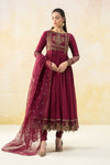 3 Piece Embroidered Self Jacquard Lawn Suit