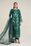 3 Piece Embroidered Self Jacquard Lawn Suit