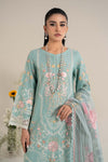 3 Piece Embroidered Self Jacquard Lawn Suit