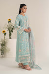 3 Piece Embroidered Self Jacquard Lawn Suit