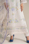 3 Piece Embroidered Self Jacquard Lawn Suit