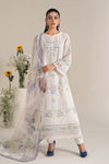 3 Piece Embroidered Self Jacquard Lawn Suit
