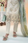 3 Piece Embroidered Dobby Lawn Suit