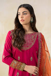3 Piece Embroidered Dobby Lawn Suit