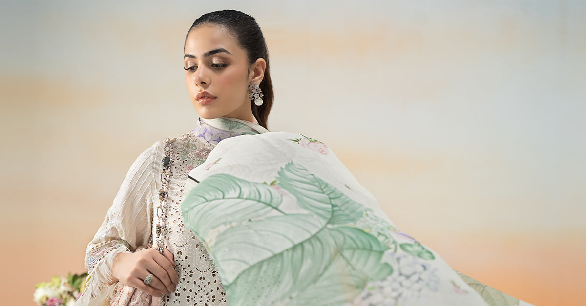 3 Piece Embroidered Lawn Suit