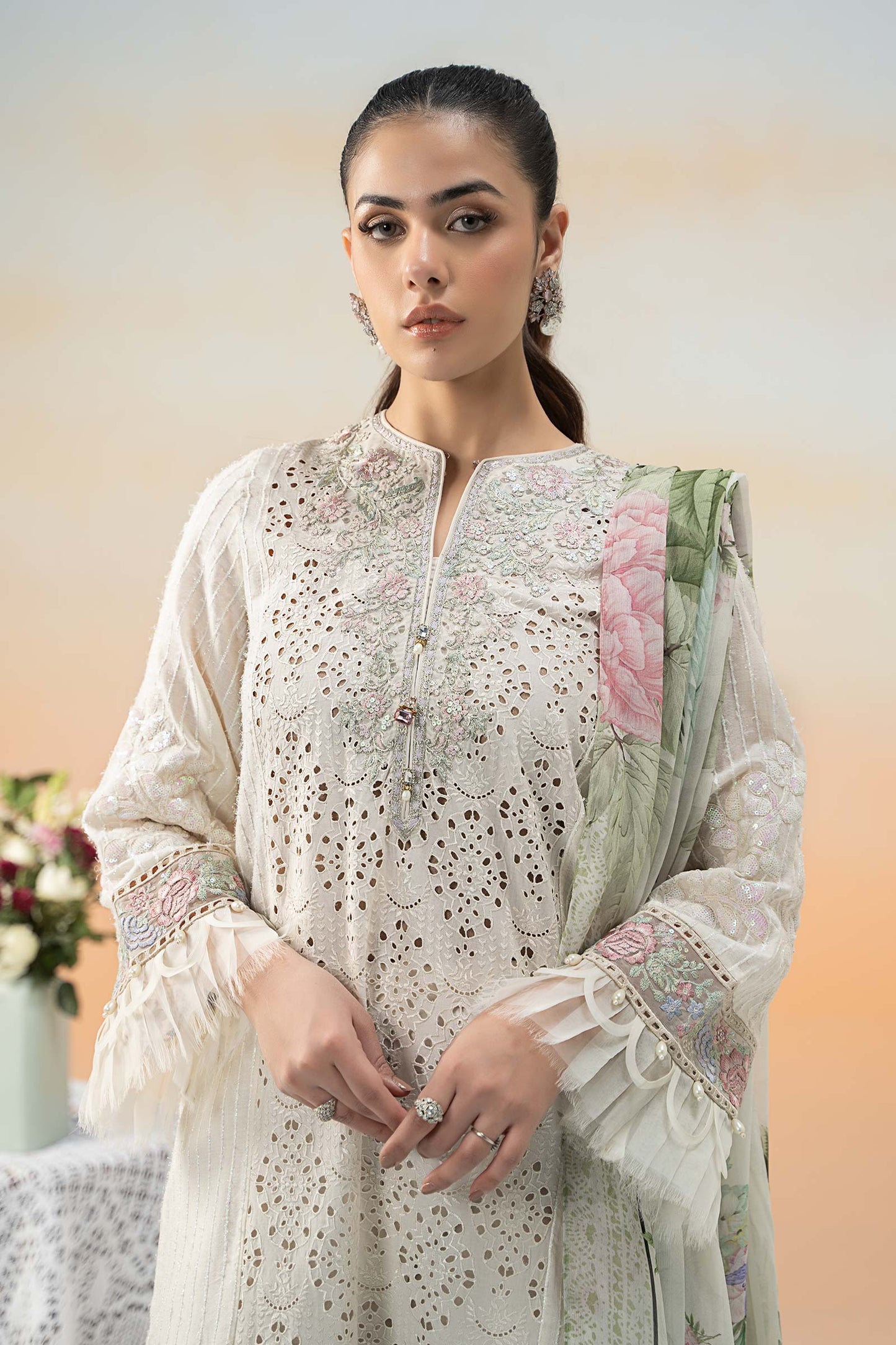 3 Piece Embroidered Lawn Suit