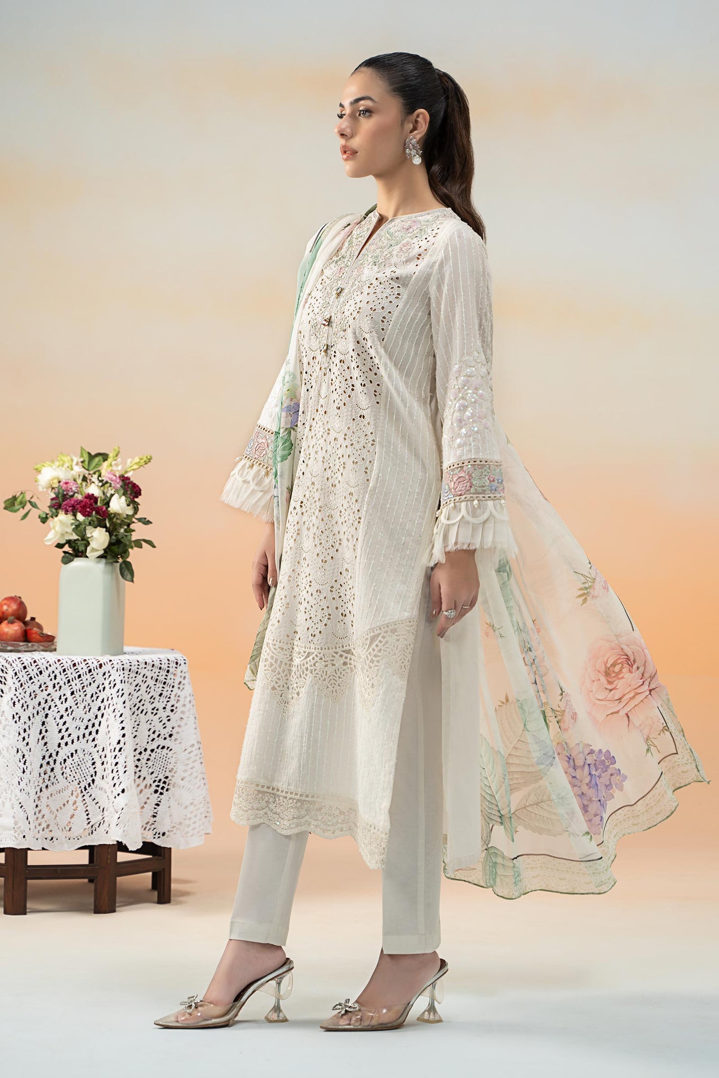 3 Piece Embroidered Lawn Suit