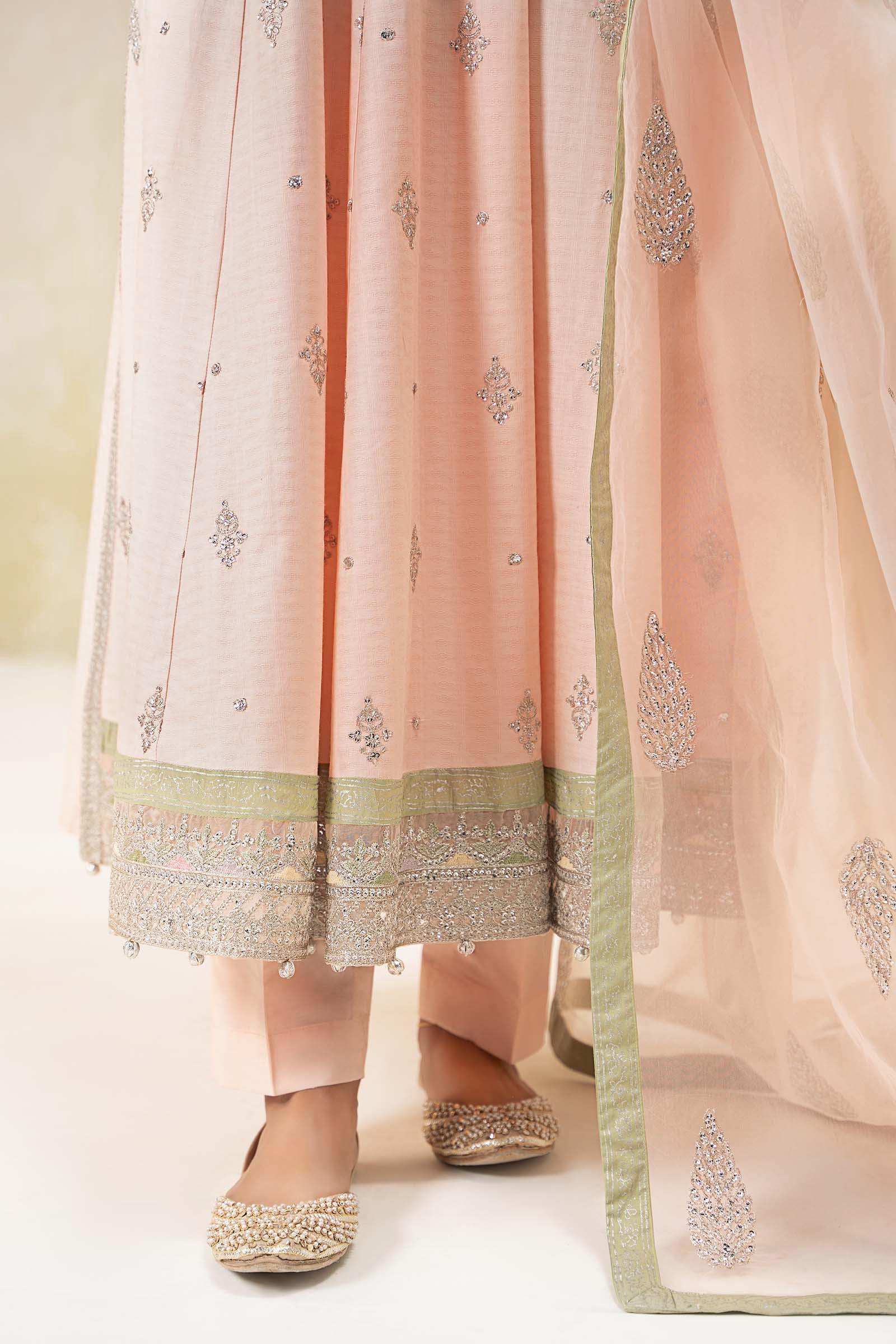 3 Piece Embroidered Doby Lawn Suit