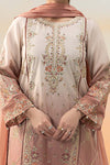 3 Piece Embroidered Self Jacquard Lawn Suit