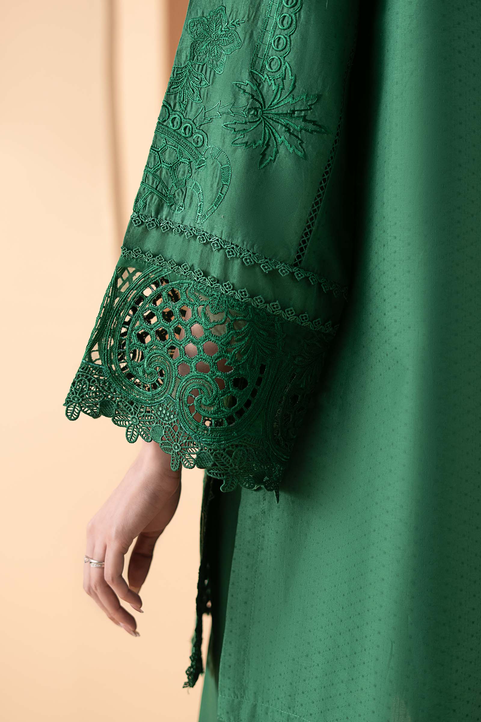 3 Piece Embroidered Dobby Lawn Suit