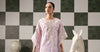 3 Piece Embroidered Cotton Net Suit