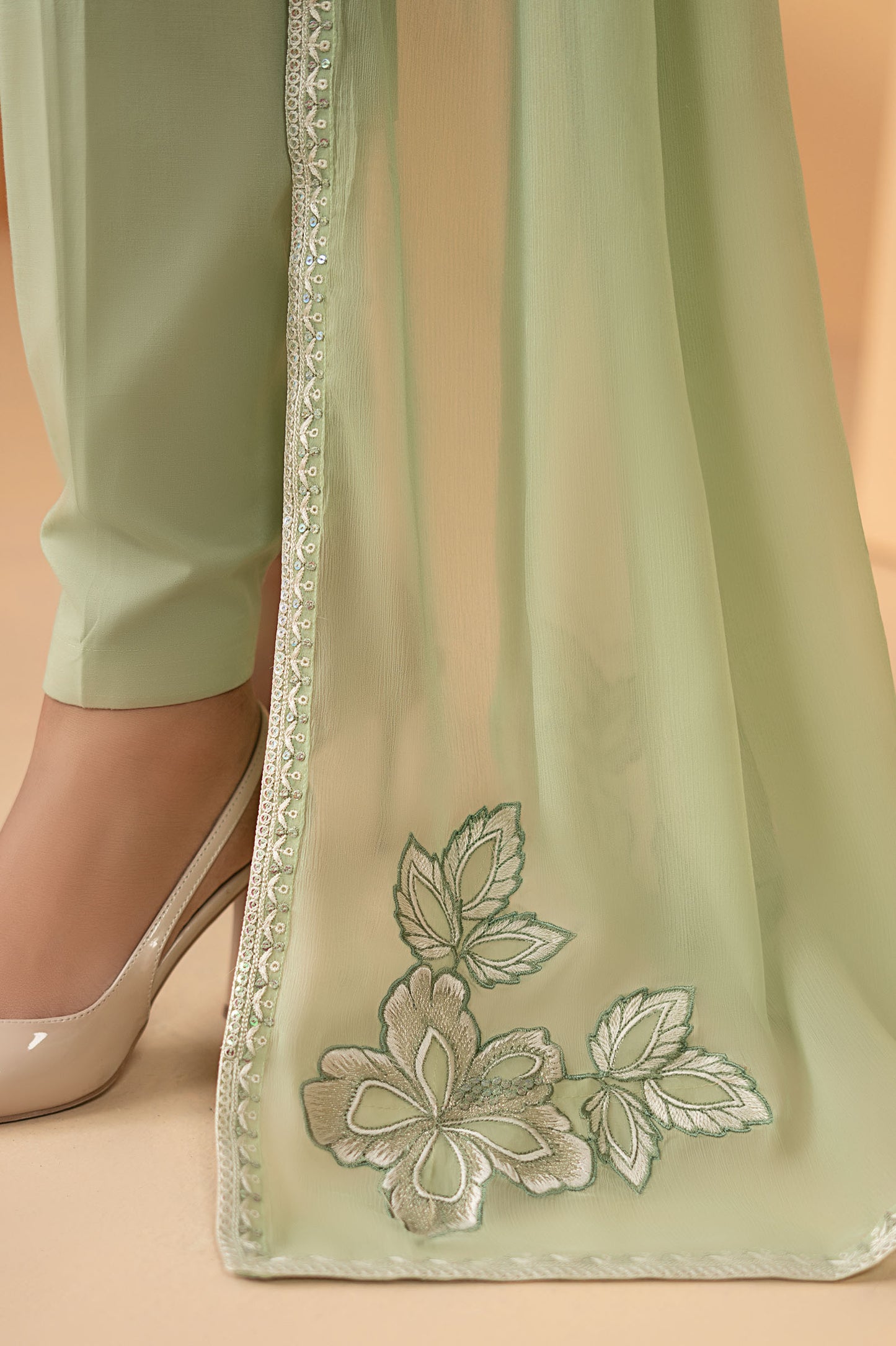 3 Piece Embroidered Dobby Lawn Suit