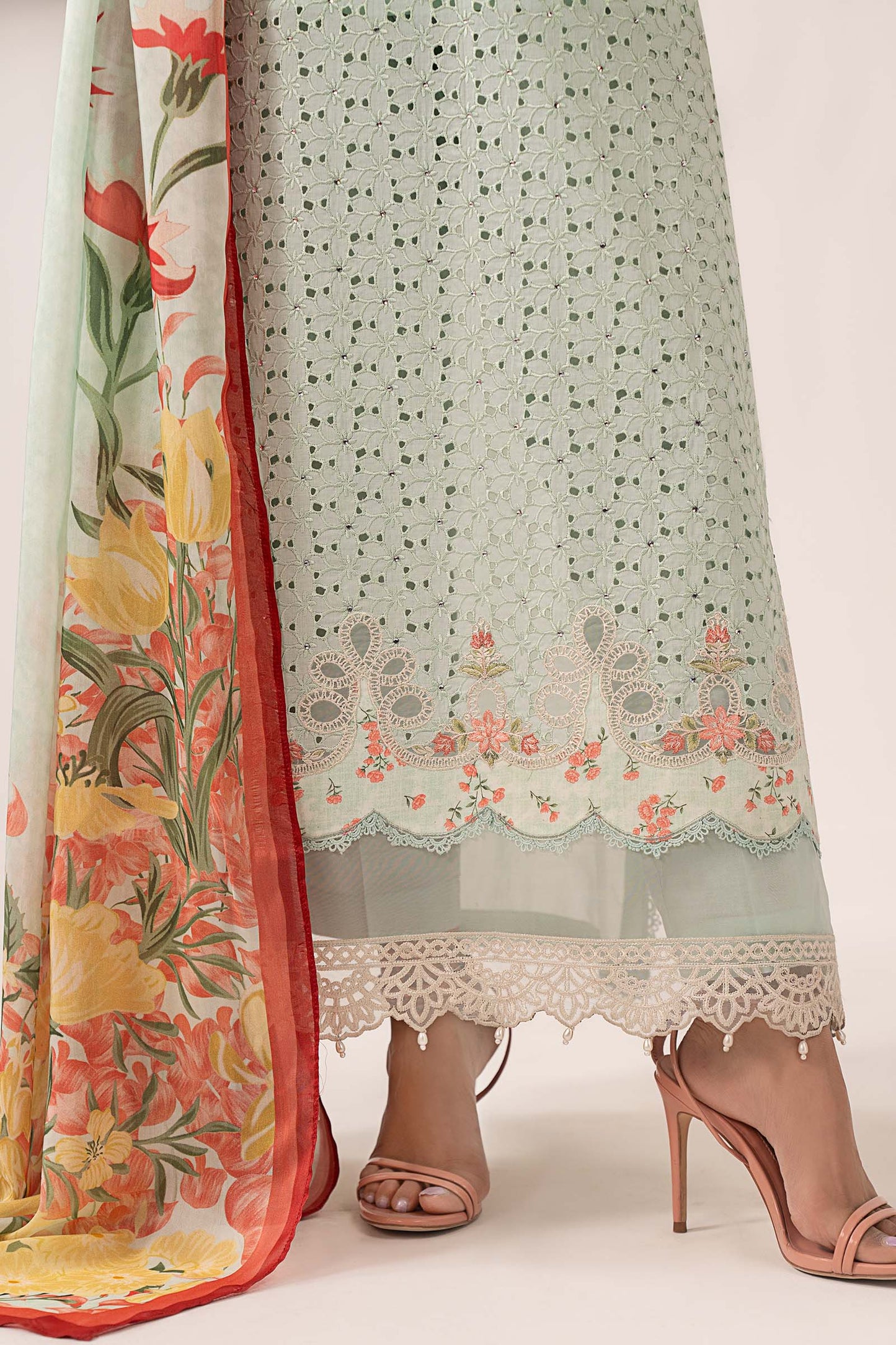 3 Piece Embroidered Lawn Suit