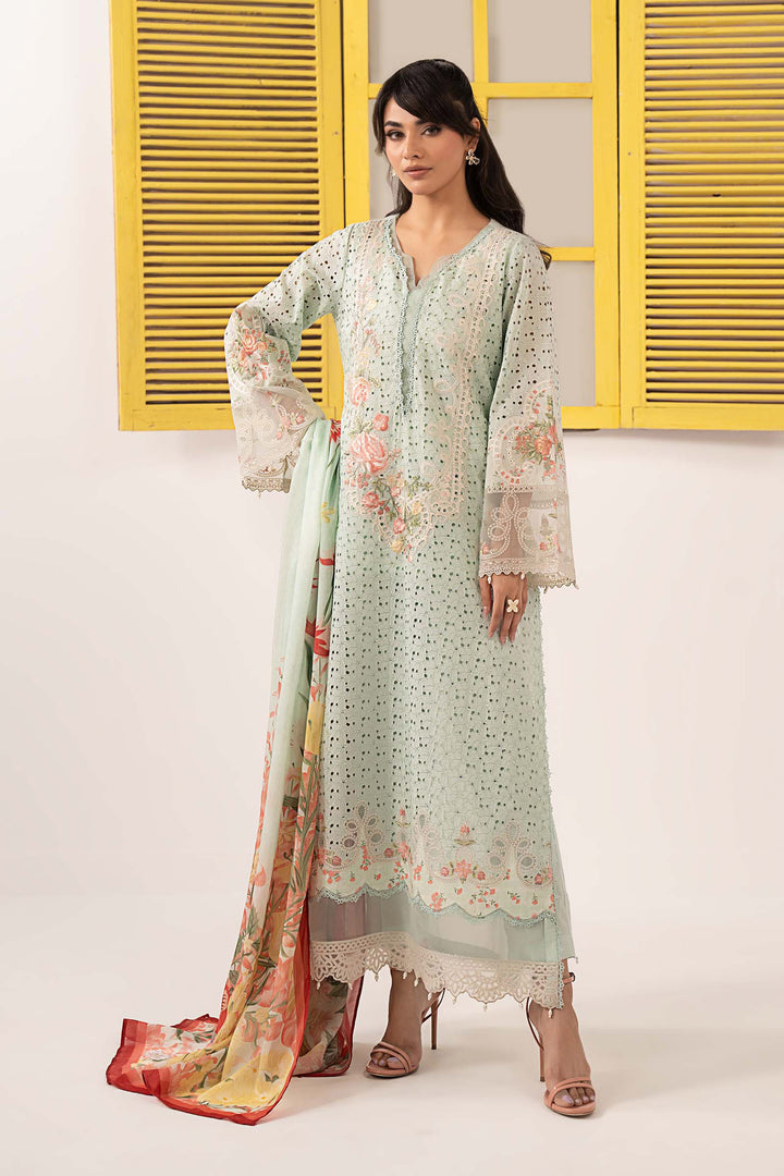 3 Piece Embroidered Lawn Suit All Products DWE2622-ESM-LBU