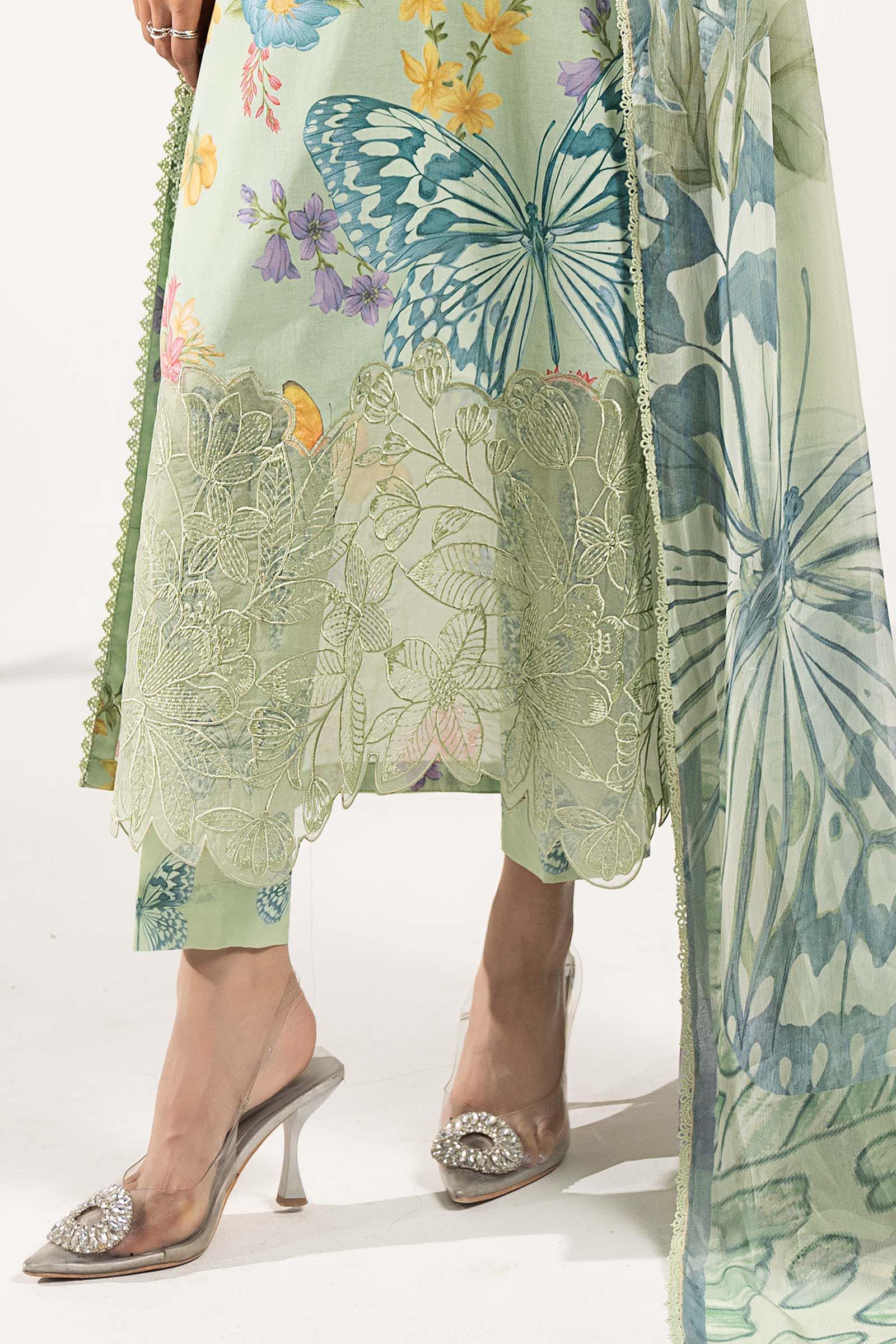 3 Piece Embroidered Lawn Suit