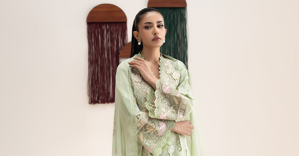 3 Piece Embroidered Lawn Suit