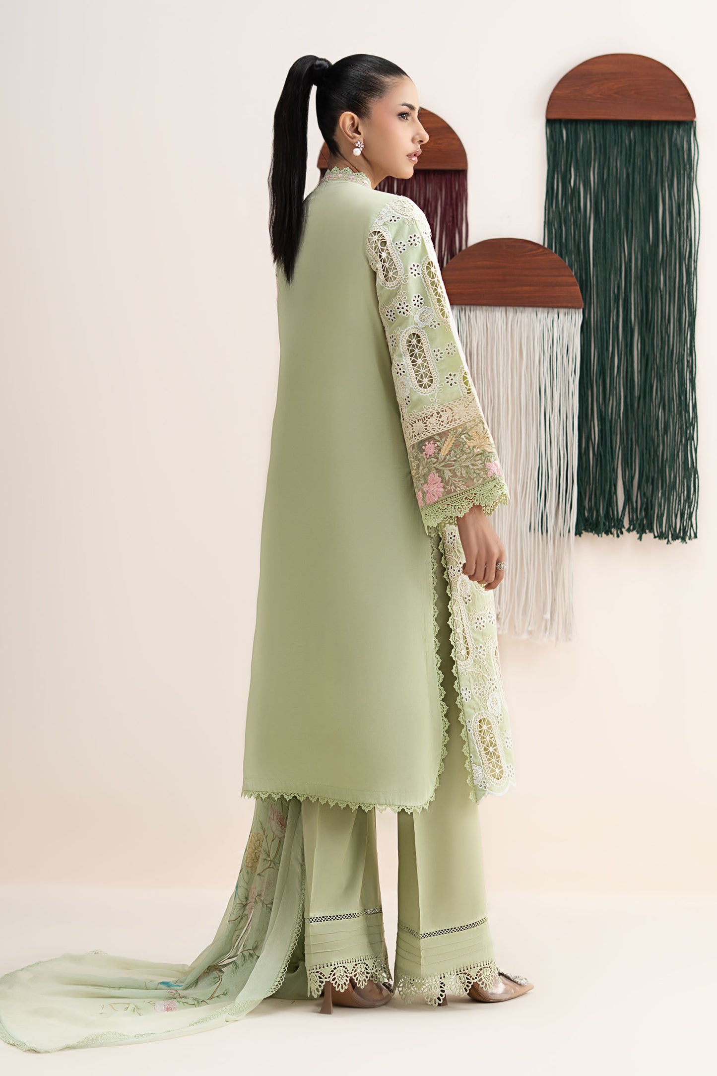 3 Piece Embroidered Lawn Suit