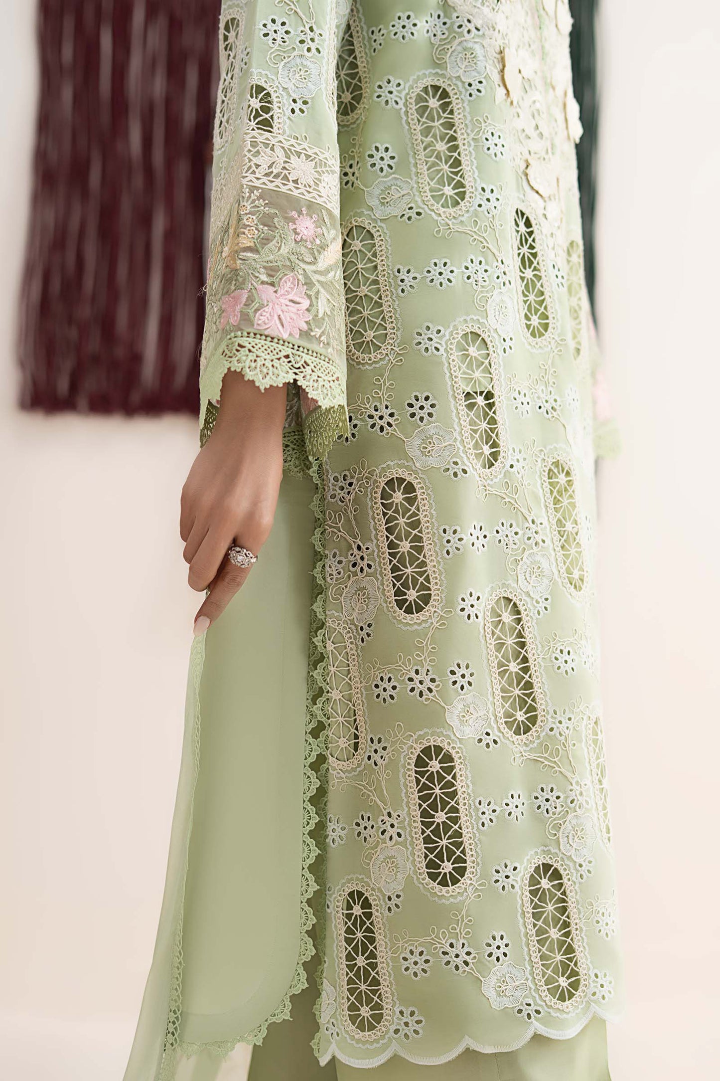 3 Piece Embroidered Lawn Suit