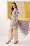 3 Piece Embroidered Silk Suit